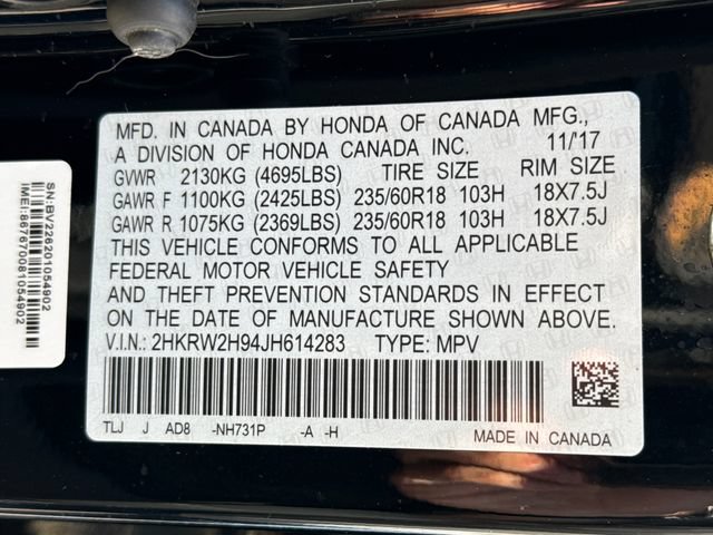 Used 2018 Honda CR-V Touring image 19