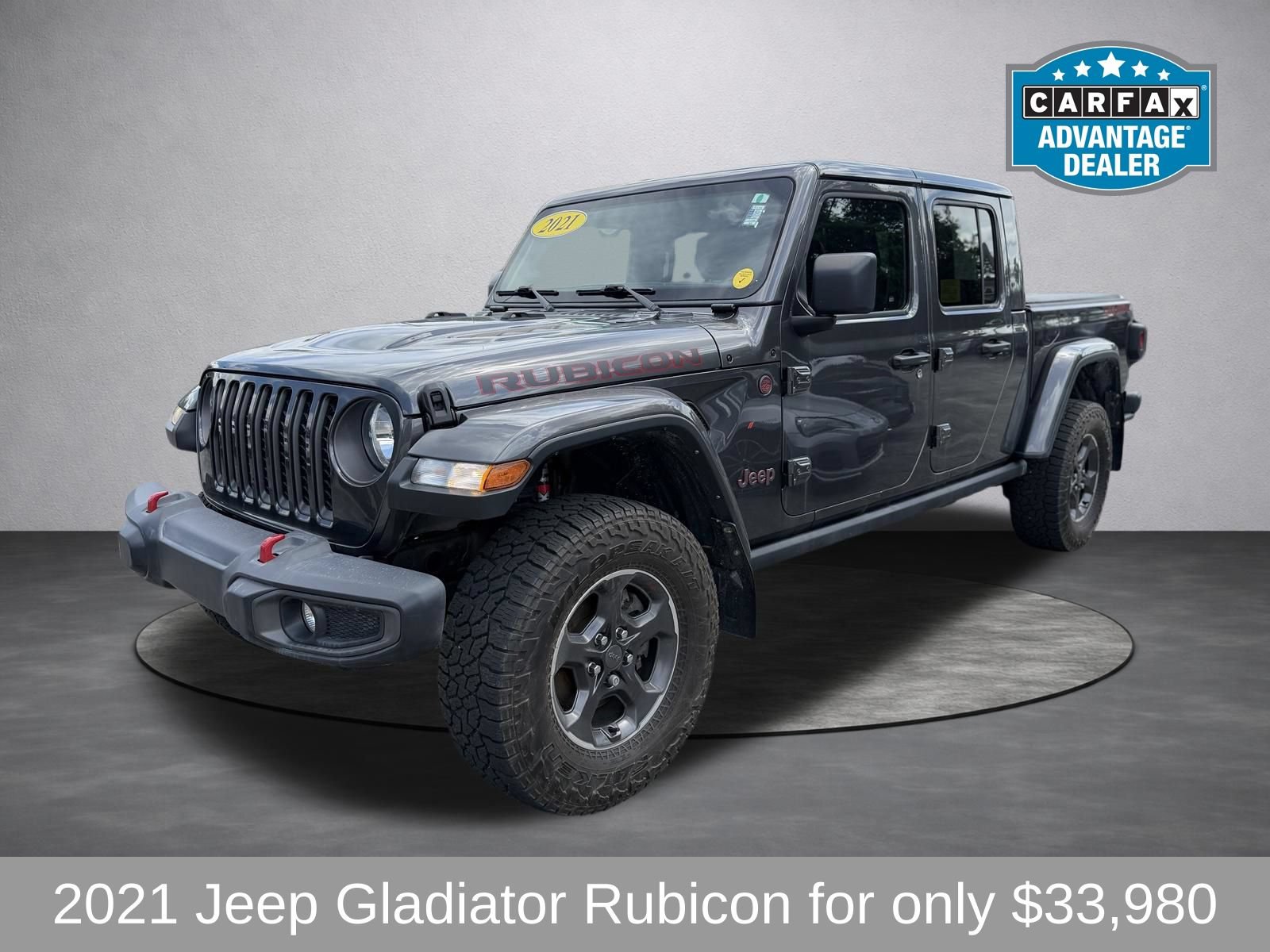 Used 2021 Jeep Gladiator Rubicon w/ Trailer Tow Package AWD/4WD image 7