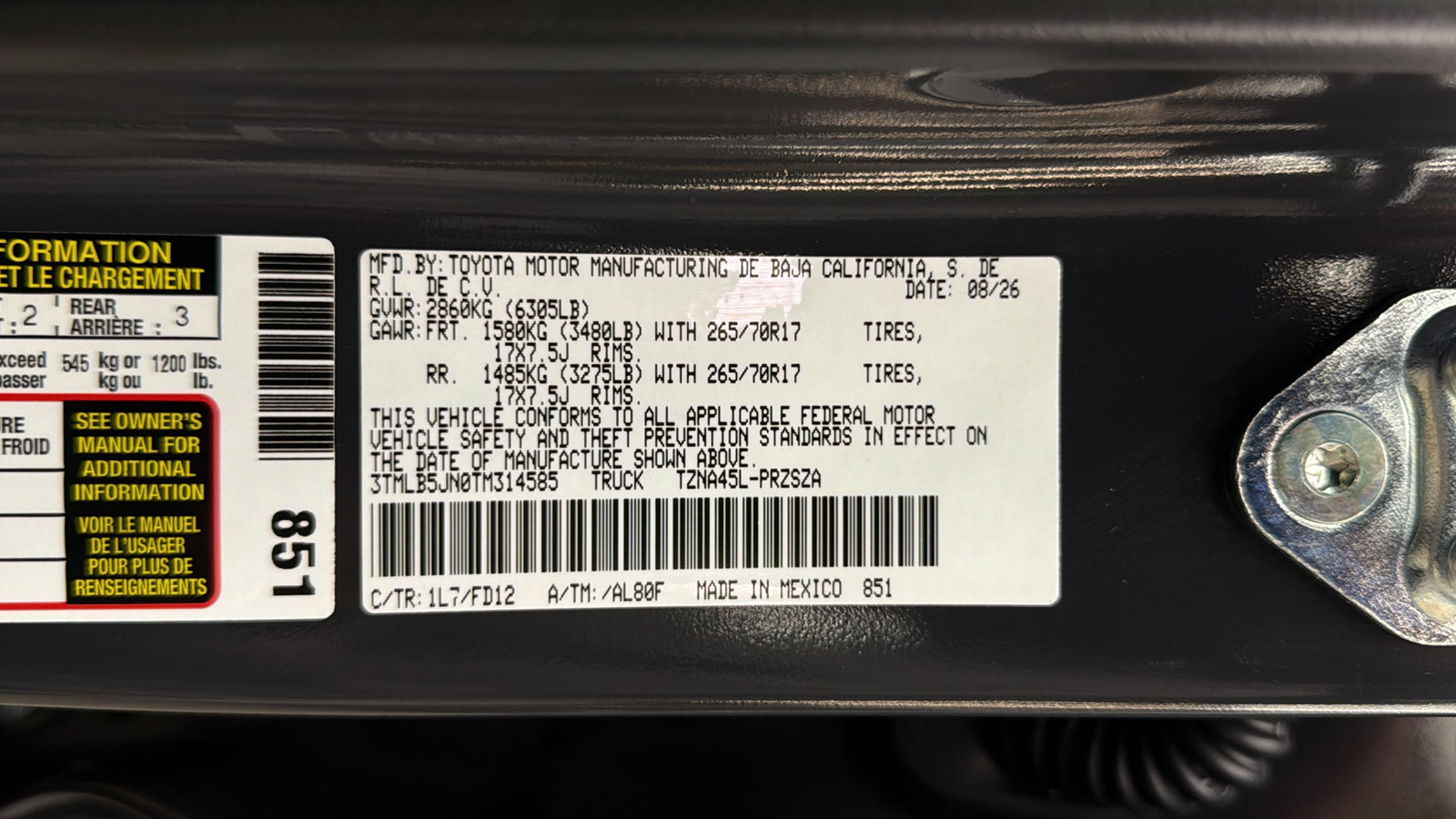 Used 2026 Toyota Tacoma TRD Off-Road AWD/4WD image 42