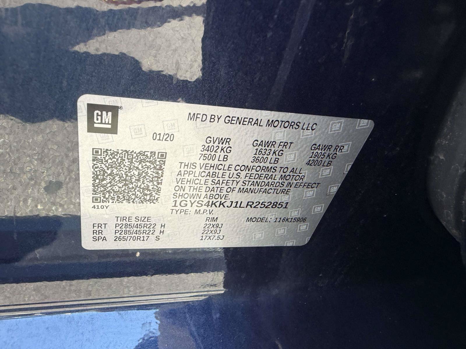 Certified 2020 Cadillac Escalade ESV Platinum AWD/4WD image 18