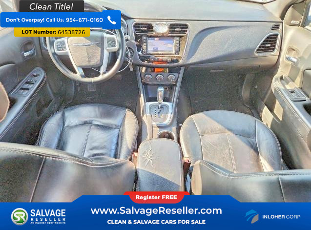 Used 2012 Chrysler 200 Limited w/ Sun/Sound Group FWD image 11