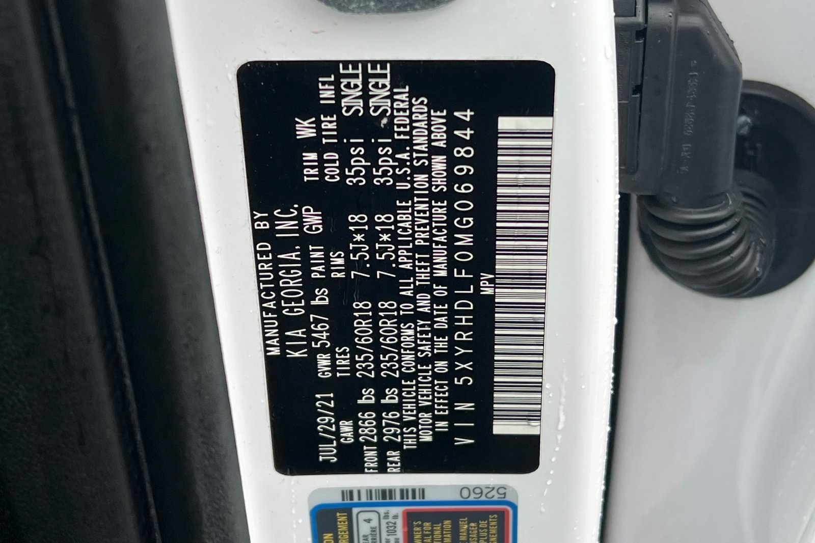 Used 2021 Kia Sorento EX w/ Panoramic Sunroof Package image 55