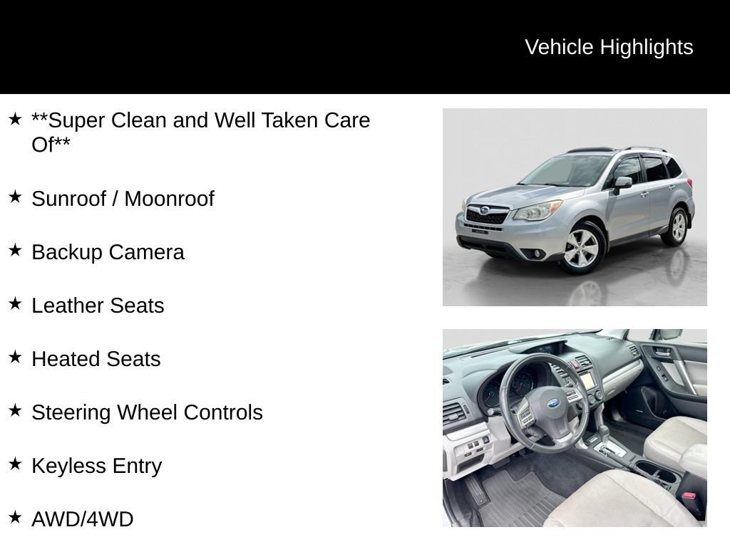 Used 2014 Subaru Forester 2.5i Touring AWD/4WD image 5