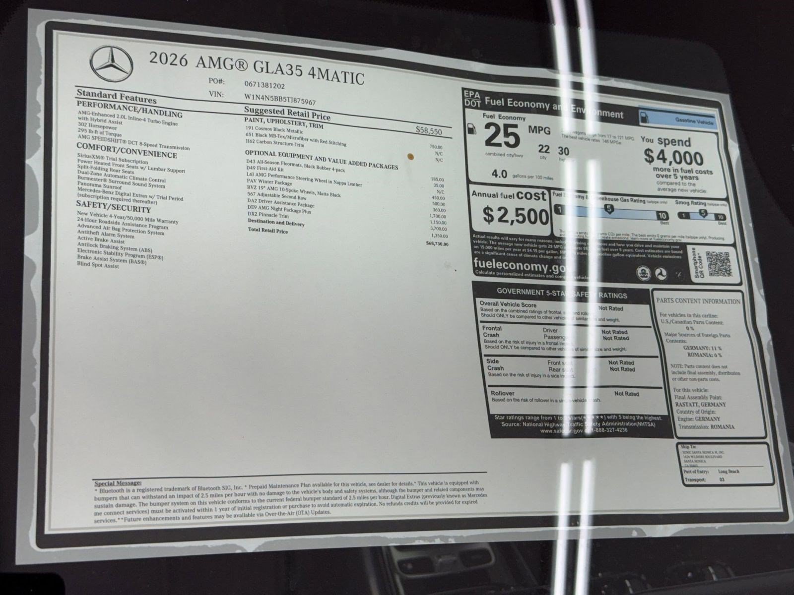 New 2026 Mercedes-Benz GLA 35 AMG 4MATIC image 33