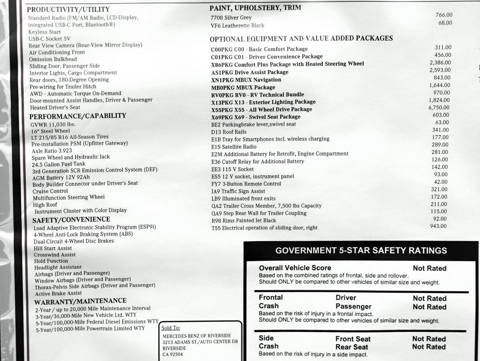 New 2025 Mercedes-Benz Sprinter 3500 image 26