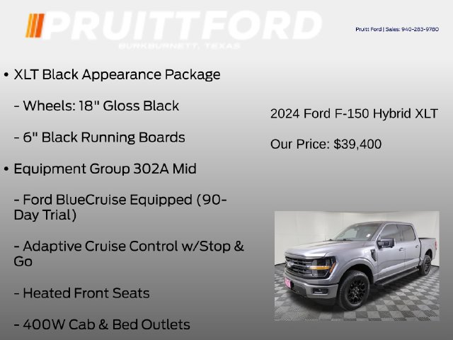 Used 2024 Ford F150 XLT w/ Equipment Group 302A MID AWD/4WD image 13
