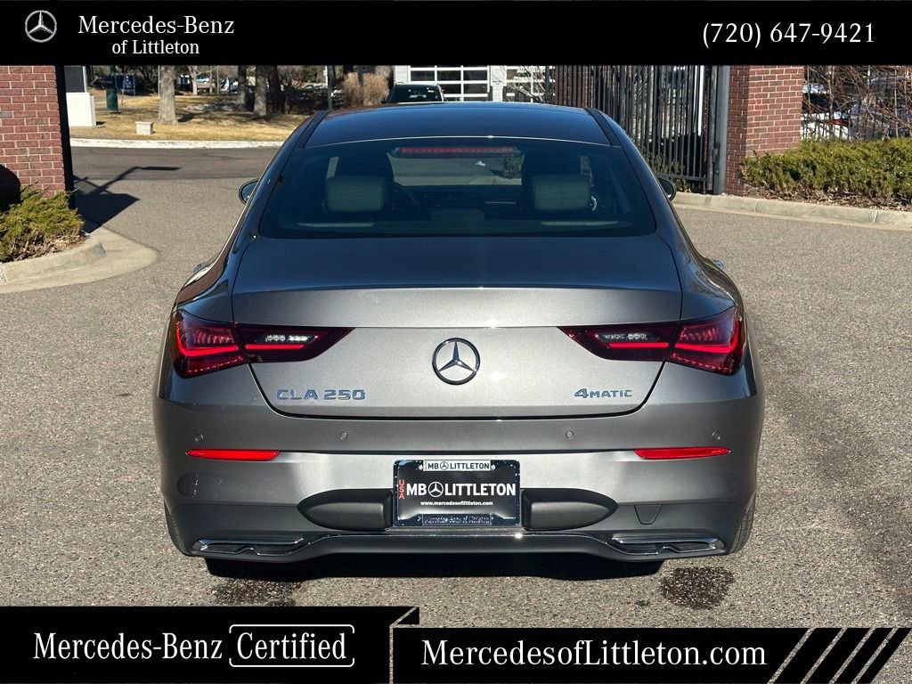Certified 2025 Mercedes-Benz CLA 250 4MATIC image 4