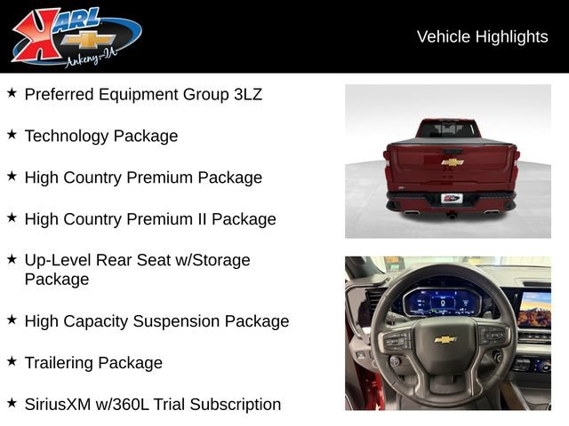 Certified 2025 Chevrolet Silverado 1500 High Country AWD/4WD image 2