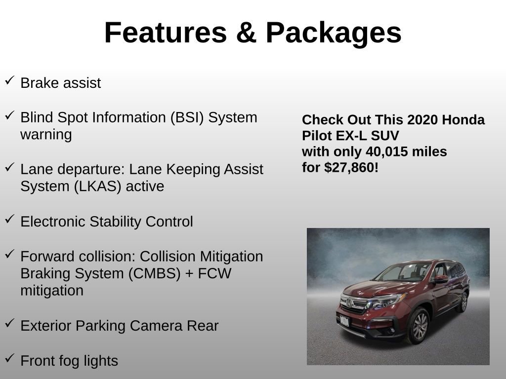 Certified 2020 Honda Pilot EX-L image 20