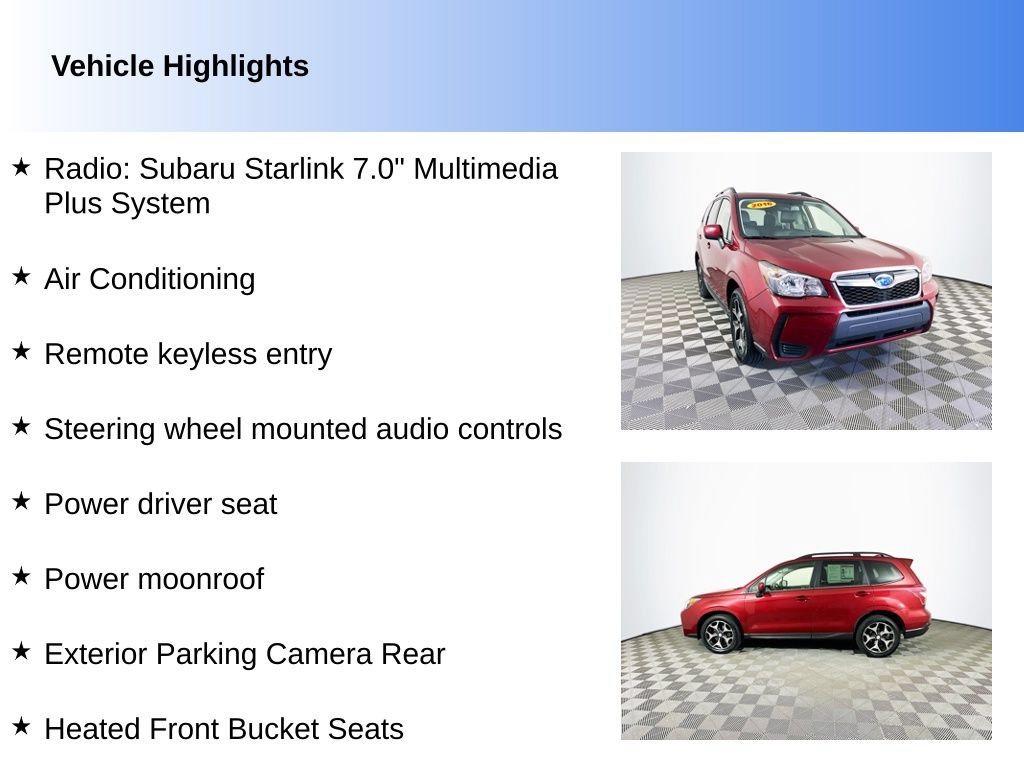 Used 2016 Subaru Forester 2.0XT Premium AWD/4WD video 2
