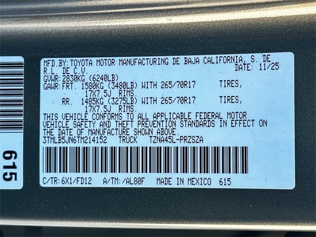 New 2026 Toyota Tacoma TRD Off-Road image 24