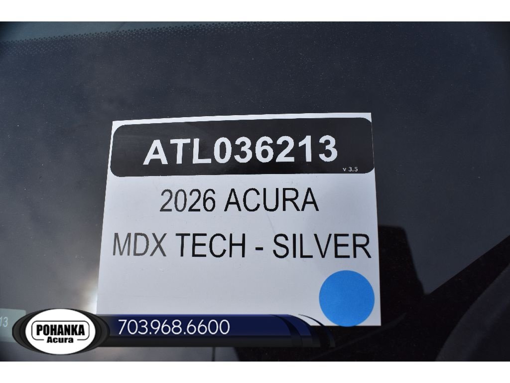 New 2026 Acura MDX w/ Technology Package AWD/4WD image 37