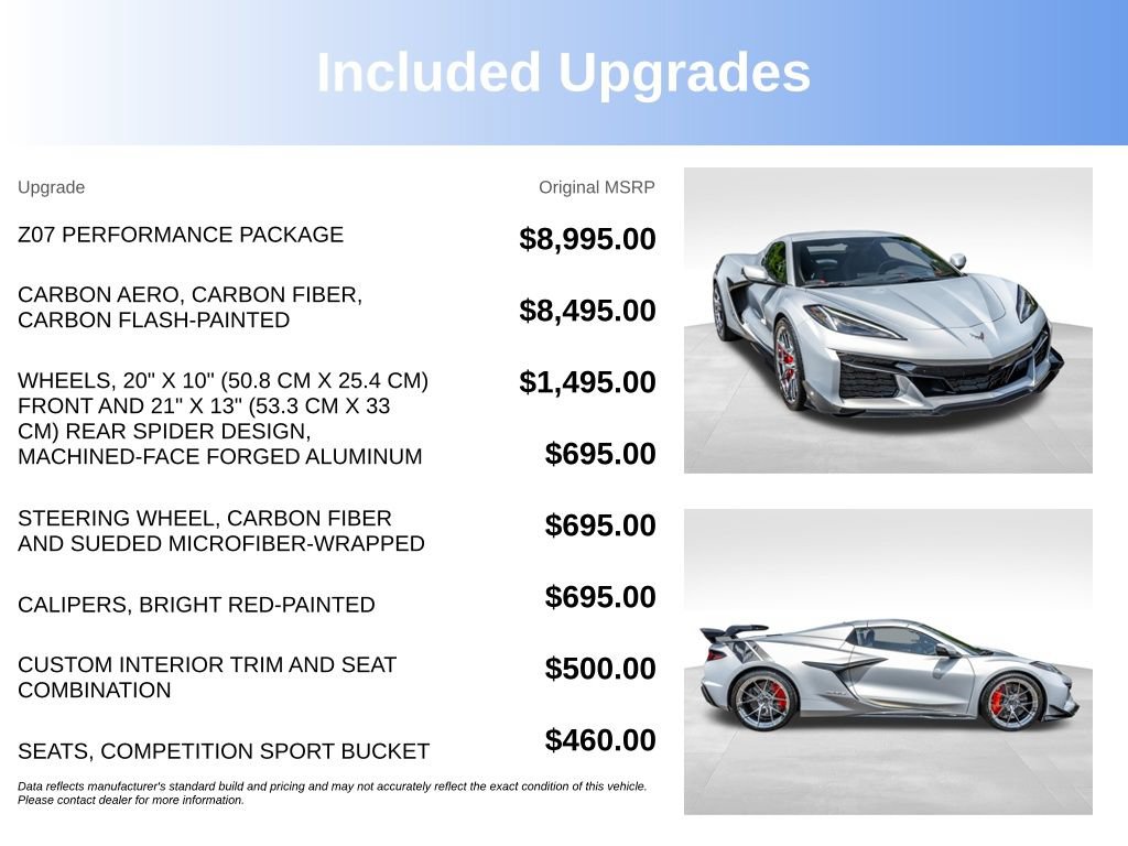 Used 2023 Chevrolet Corvette Z06 w/ Z07 Performance Package RWD image 4