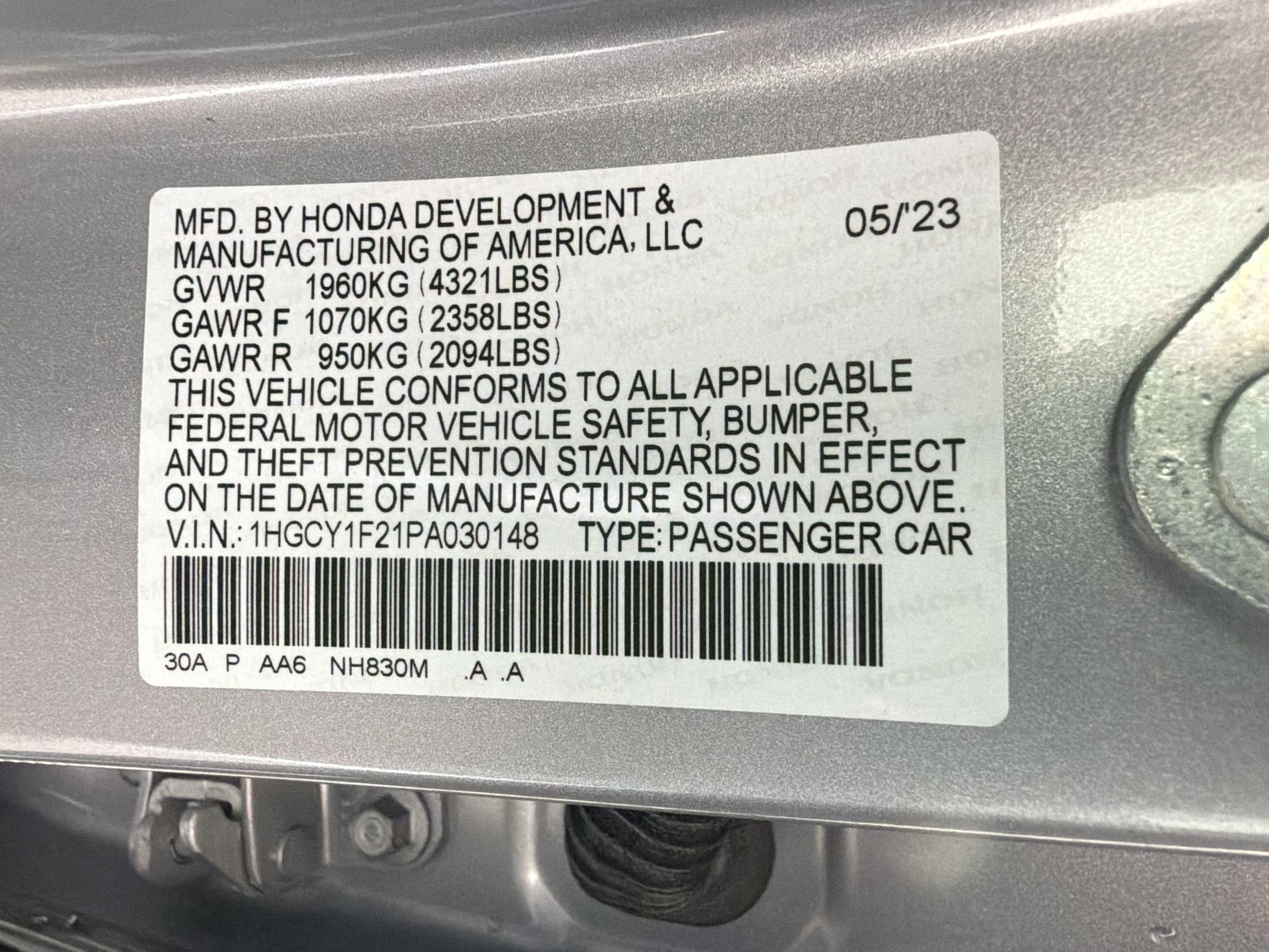 Used 2023 Honda Accord LX image 21