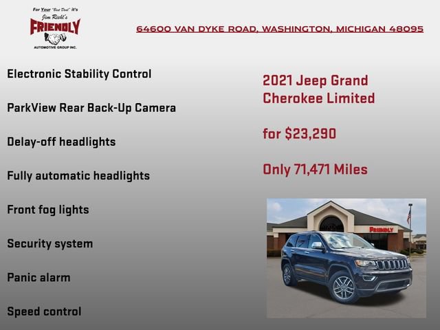 Used 2021 Jeep Grand Cherokee Limited AWD/4WD image 30