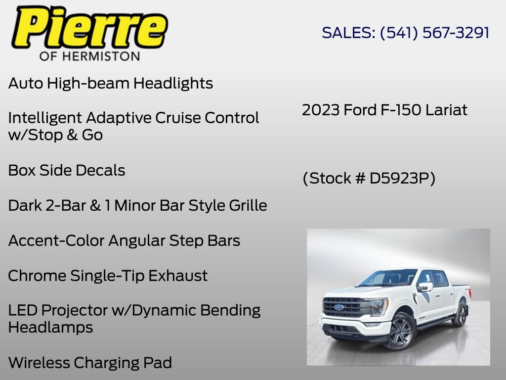 Used 2023 Ford F150 Lariat w/ Equipment Group 502A High AWD/4WD image 24
