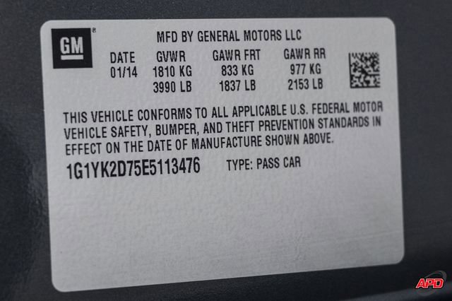 Used 2014 Chevrolet Corvette Stingray Coupe w/ 2LT Preferred Equipment Group image 94