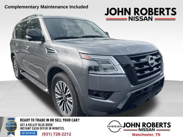 Used 2023 Nissan Armada SL w/ Midnight Edition Package RWD image 1