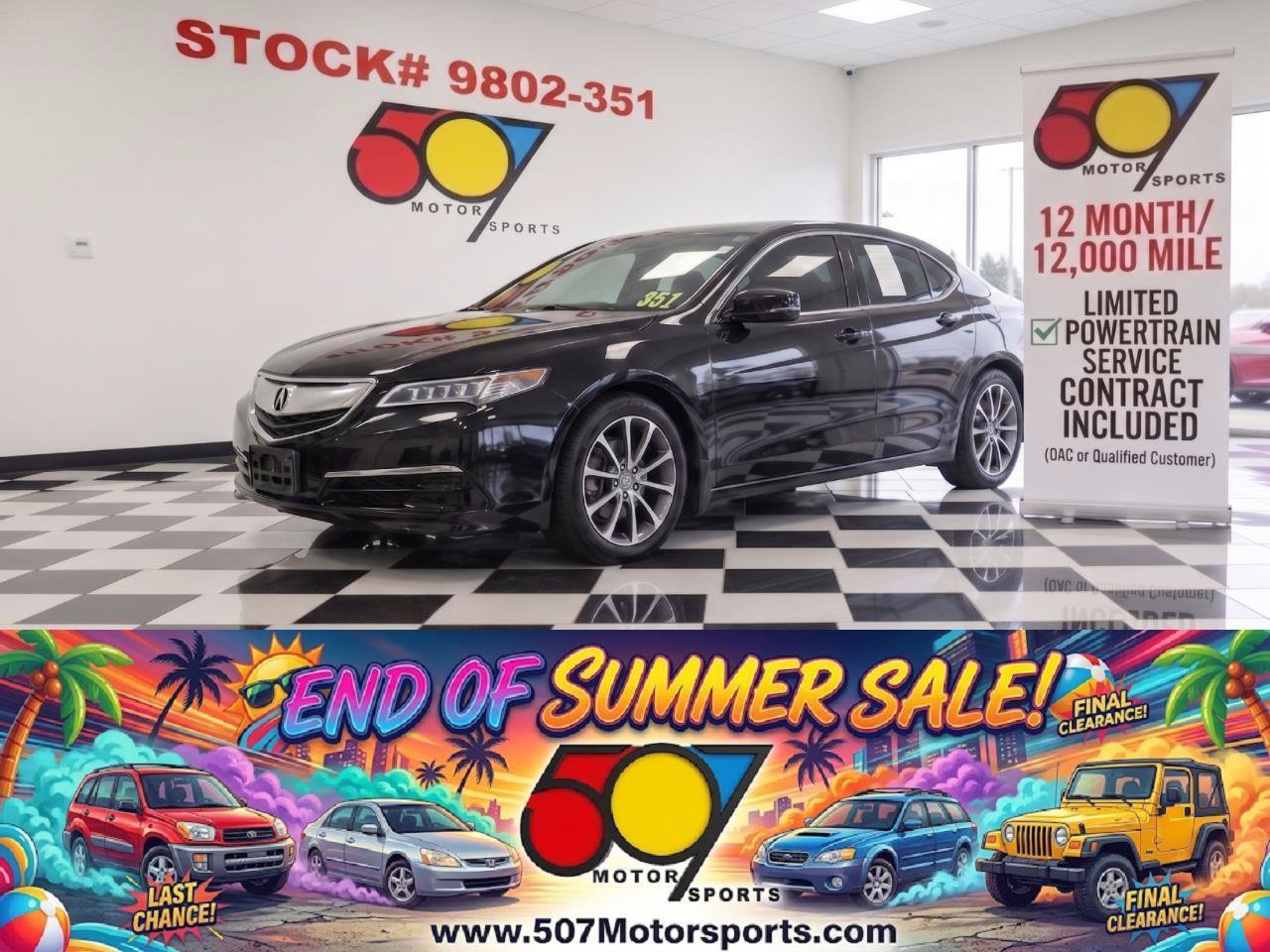 Used 2015 Acura TLX w/ Technology Package FWD image 1