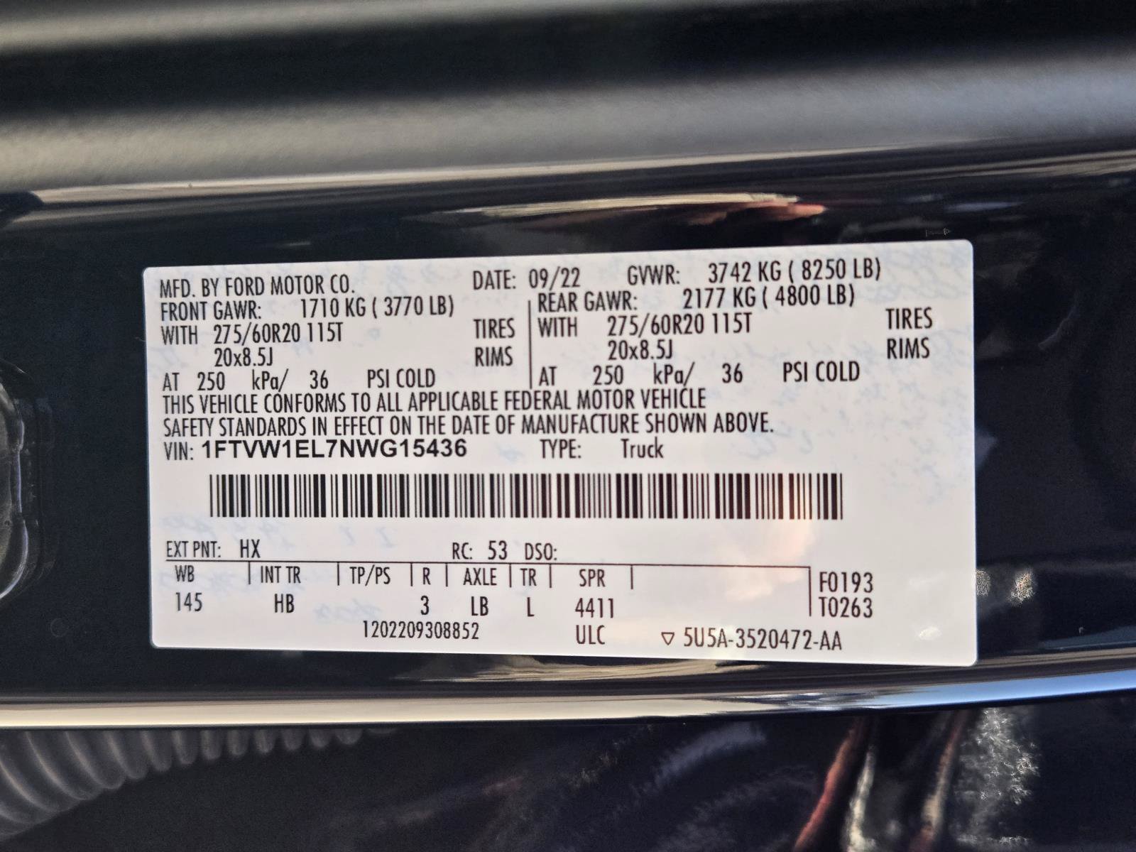 Used 2022 Ford F150 Lightning Lariat AWD/4WD image 29