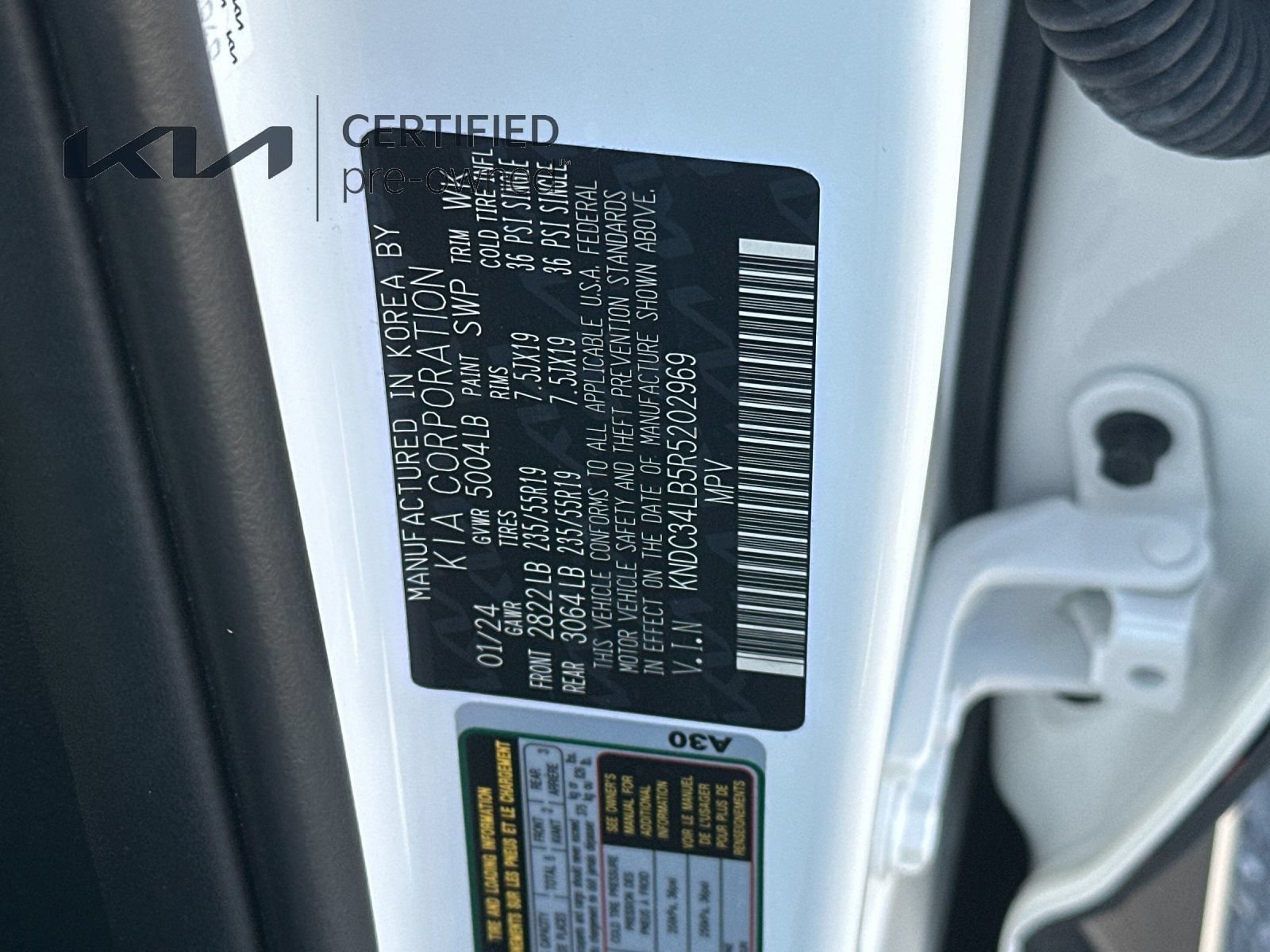 Certified 2024 Kia EV6 Light RWD image 29