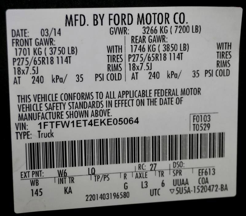 Used 2014 Ford F150 King Ranch w/ King Ranch Luxury Package image 45