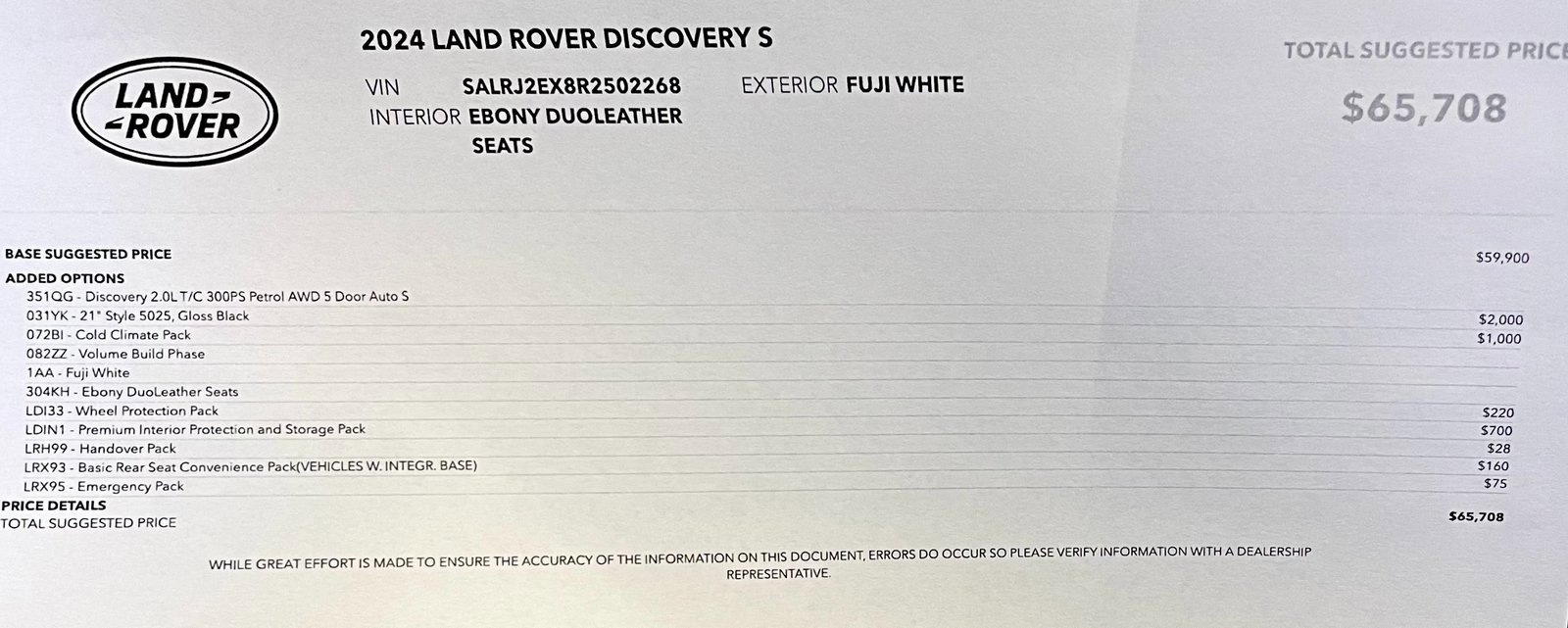 Used 2024 Land Rover Discovery S image 77