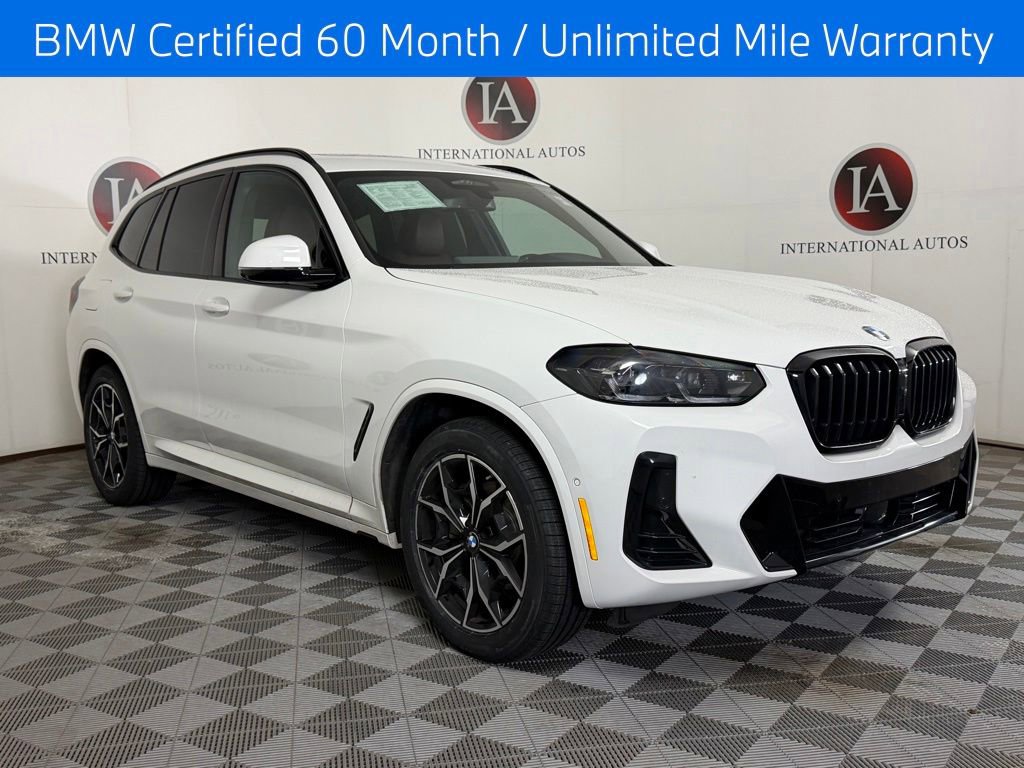 Certified 2024 BMW X3 xDrive30i w/ Premium Package AWD/4WD image 1