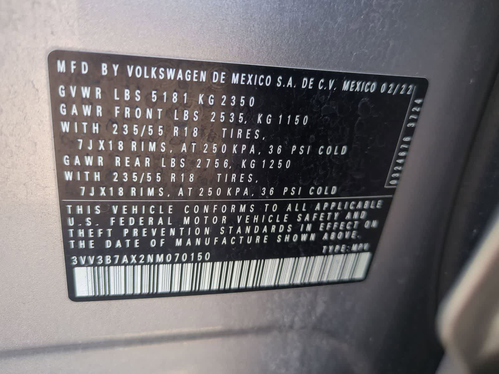 Used 2022 Volkswagen Tiguan SE FWD image 35