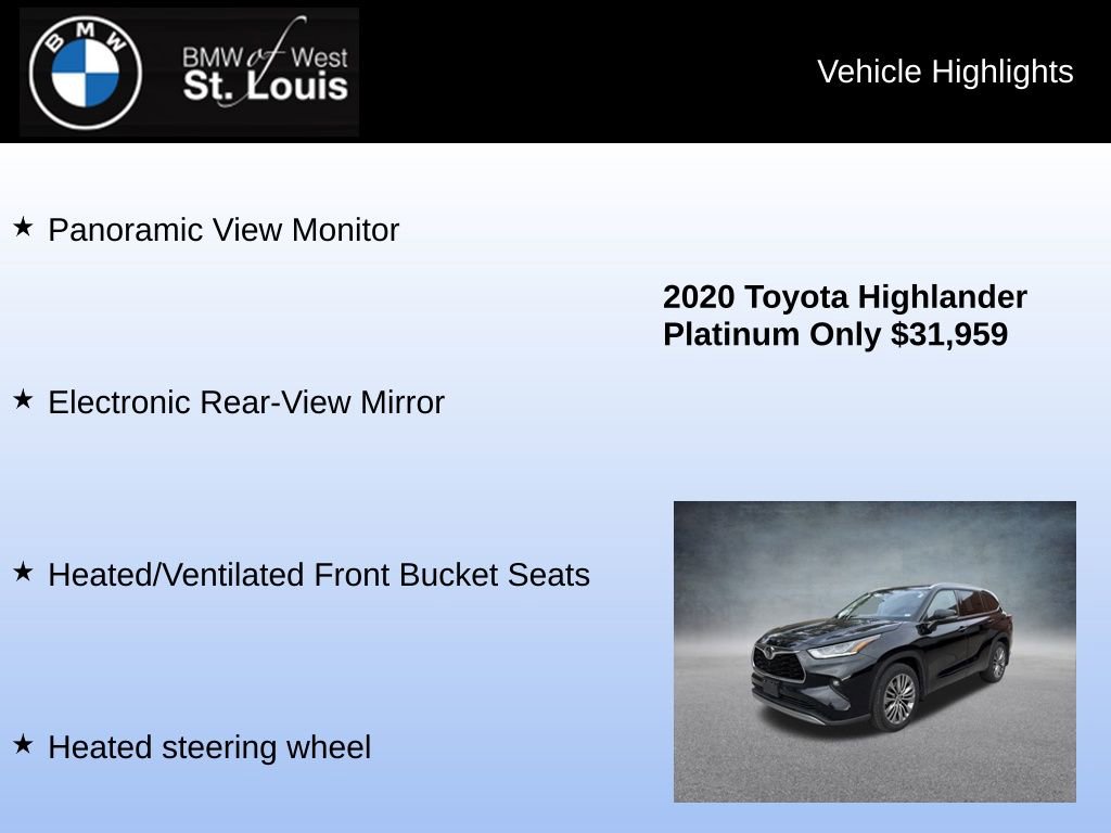 Used 2020 Toyota Highlander Platinum image 15