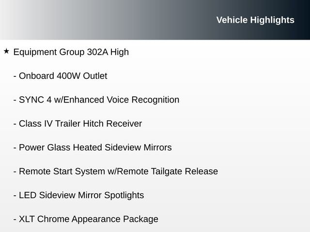 Used 2023 Ford F150 XLT w/ Equipment Group 302A High image 8