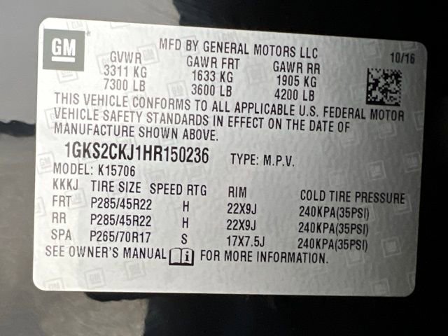 Used 2017 GMC Yukon Denali w/ Open Road Package AWD/4WD image 63