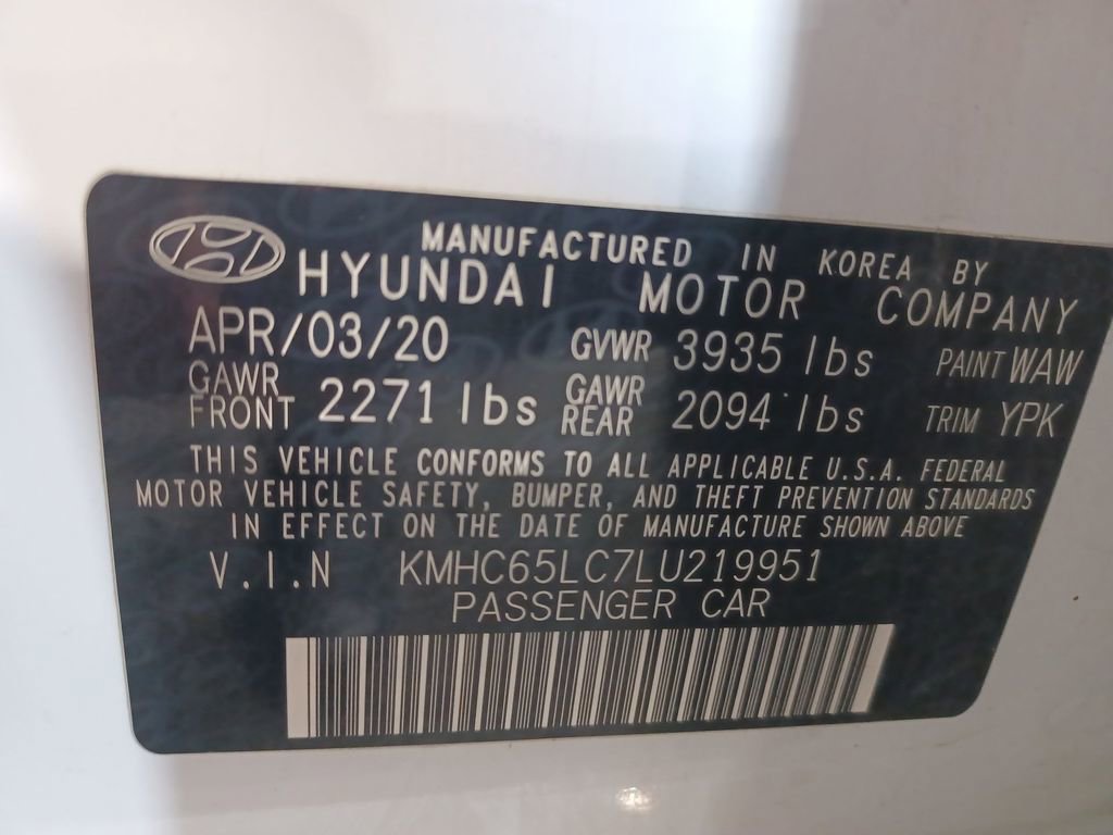 Used 2020 Hyundai Ioniq Blue image 25