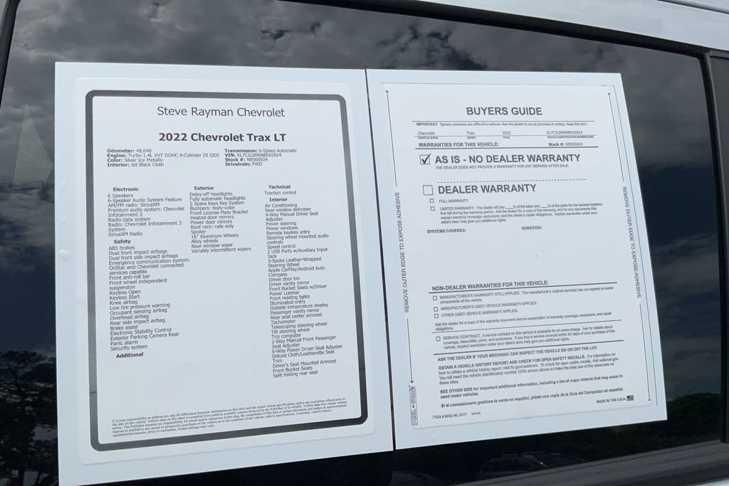 Used 2022 Chevrolet Trax LT w/ LT Convenience Package FWD image 26