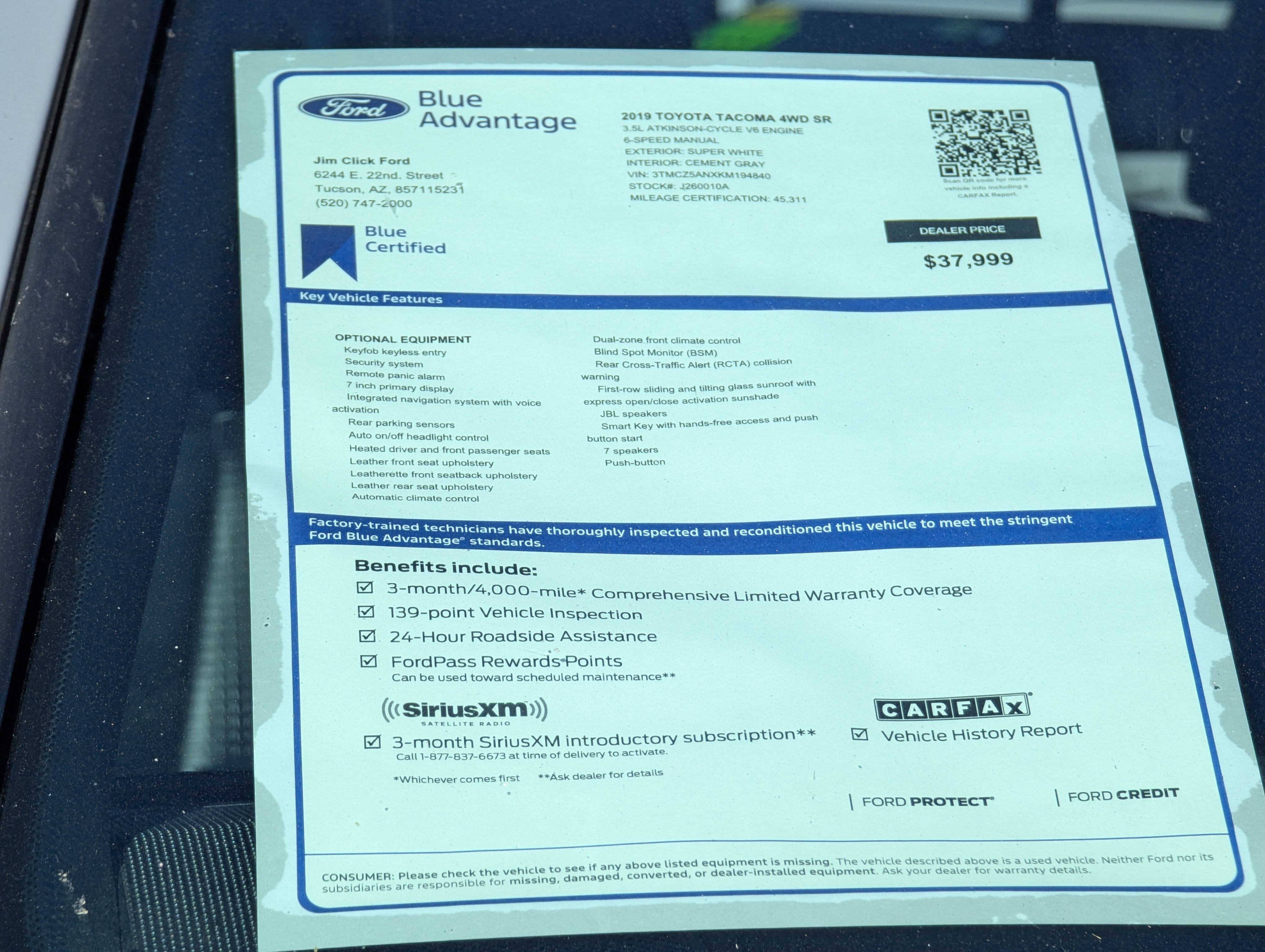 Used 2019 Toyota Tacoma TRD Off-Road image 15