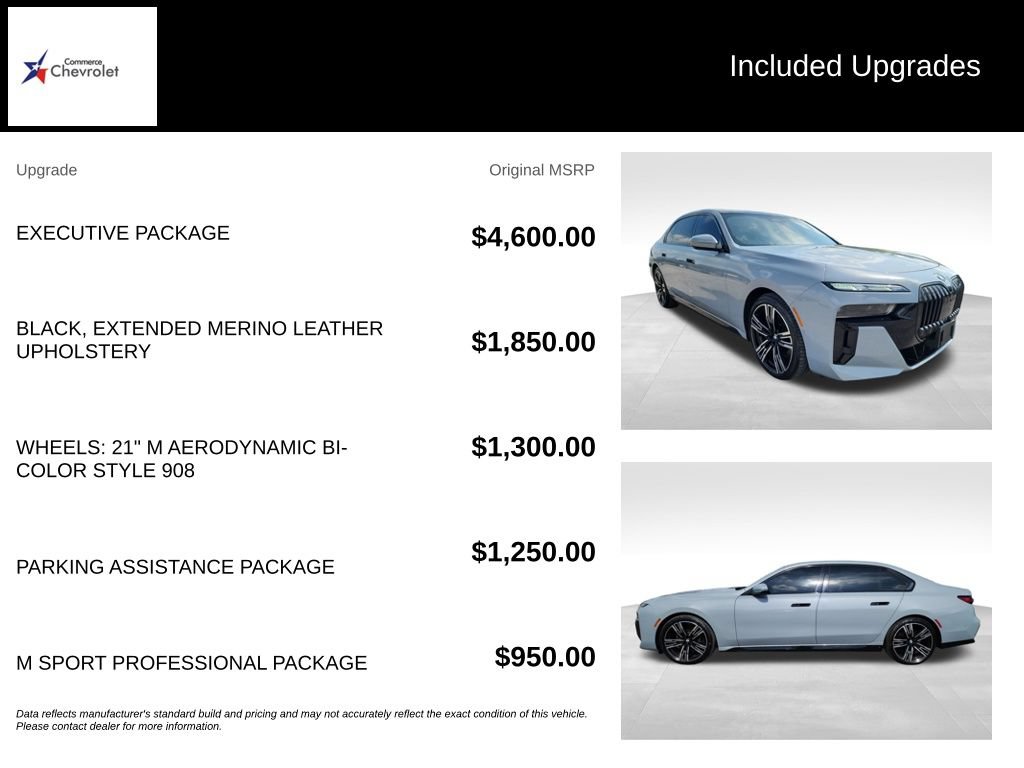 Used 2023 BMW 740i w/ Executive Package RWD image 14