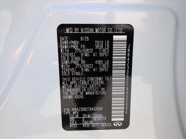 New 2026 INFINITI QX80 4WD image 18