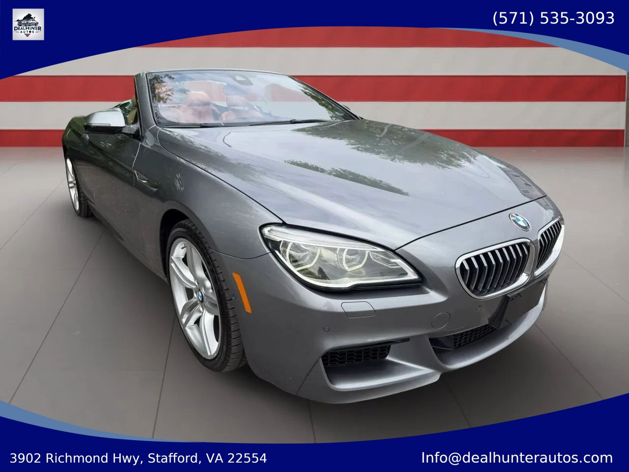 Used 2017 BMW 640i xDrive Convertible AWD/4WD image 3