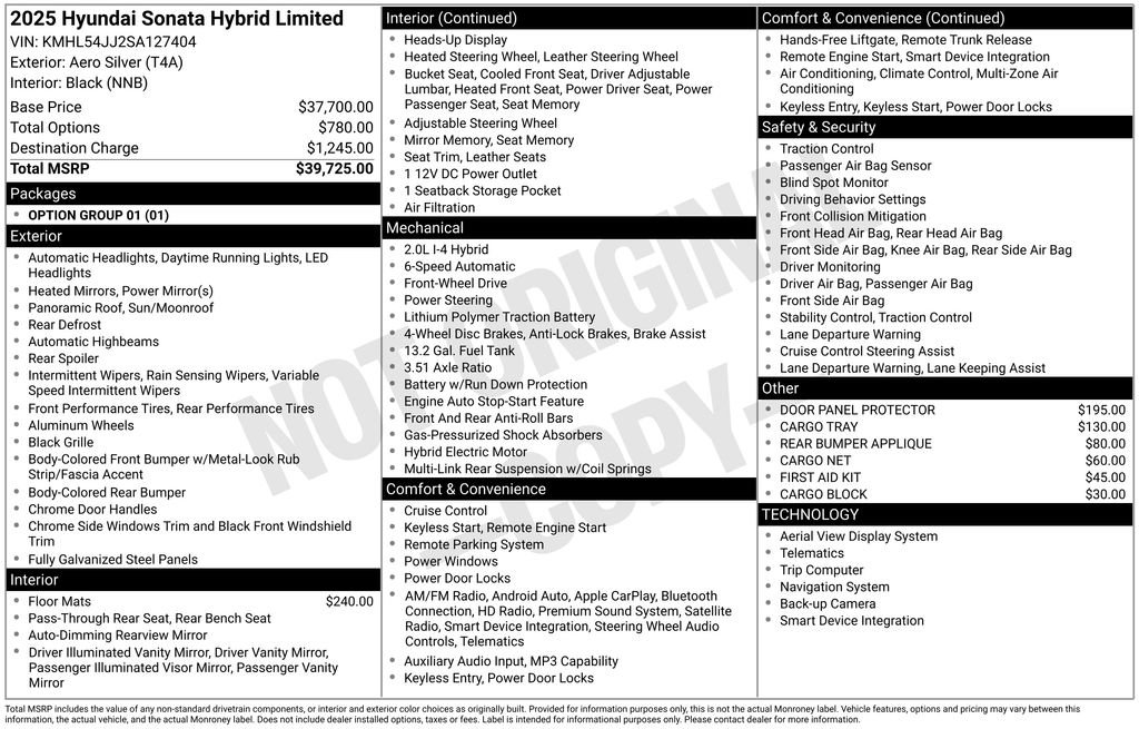 New 2025 Hyundai Sonata Limited image 14