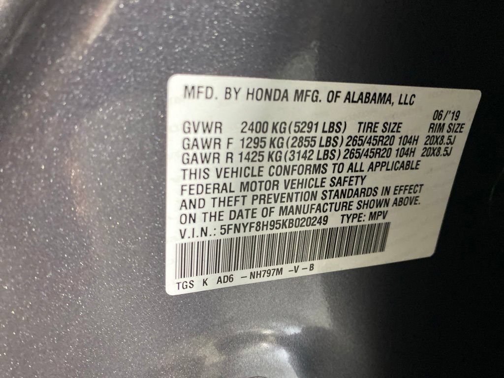 Used 2019 Honda Passport Touring image 39
