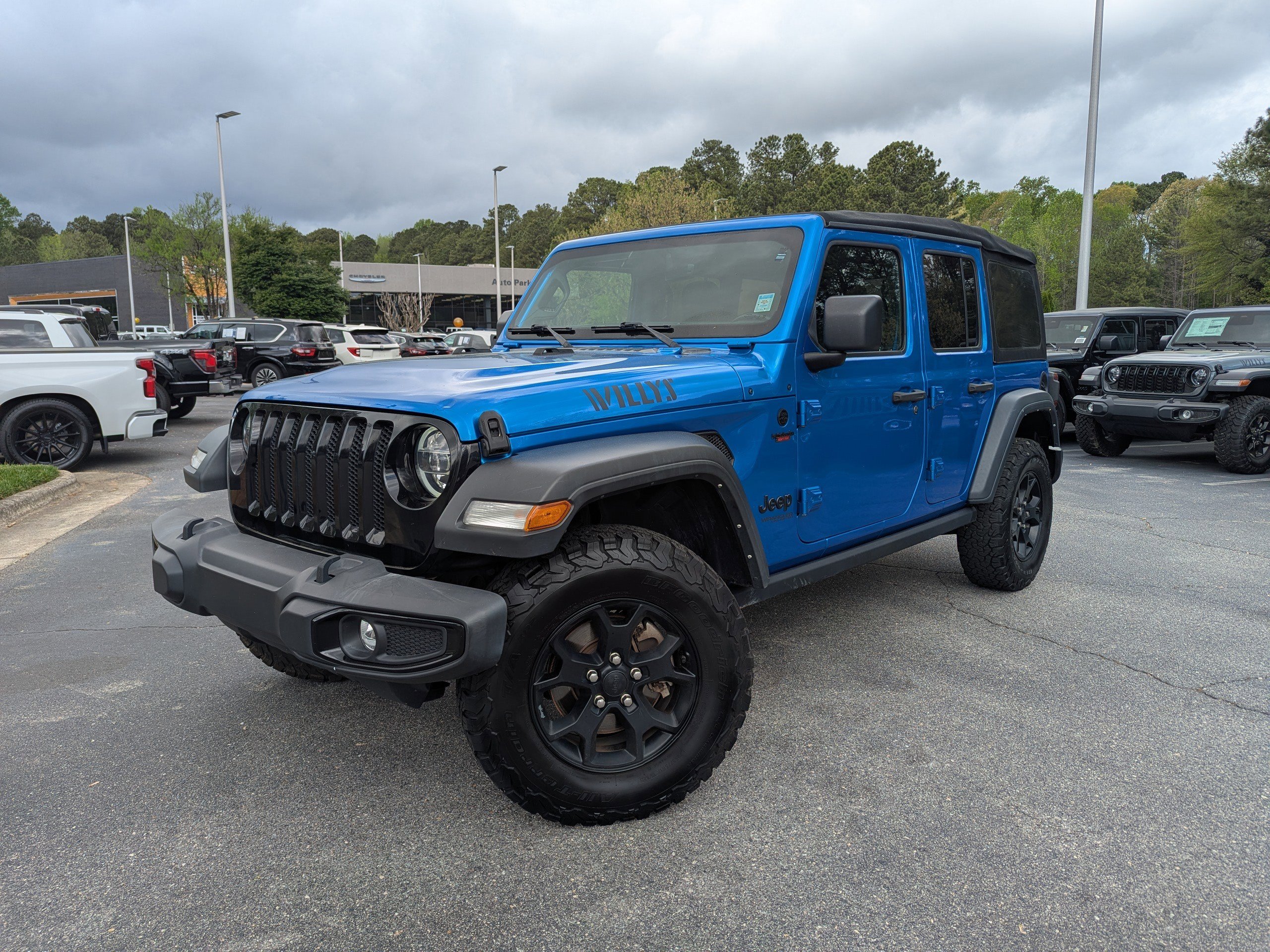 Used 2021 Jeep Wrangler Willys image 1