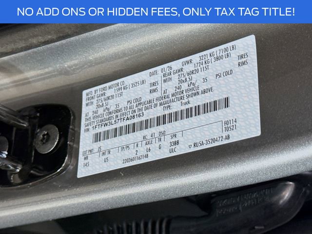 New 2026 Ford F150 XLT w/ Equipment Group 302A MID image 32