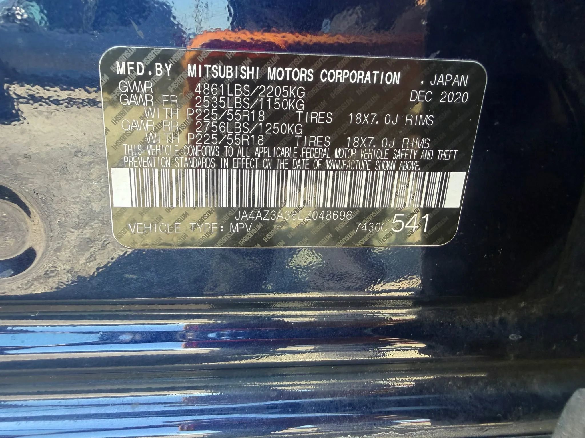 Used 2020 Mitsubishi Outlander ES AWD/4WD image 34