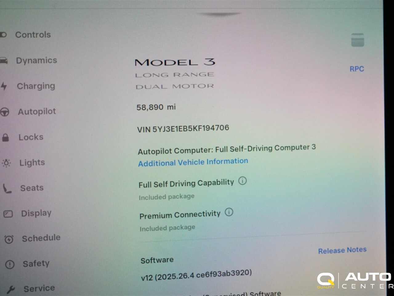 Used 2019 Tesla Model 3 Long Range AWD/4WD image 3