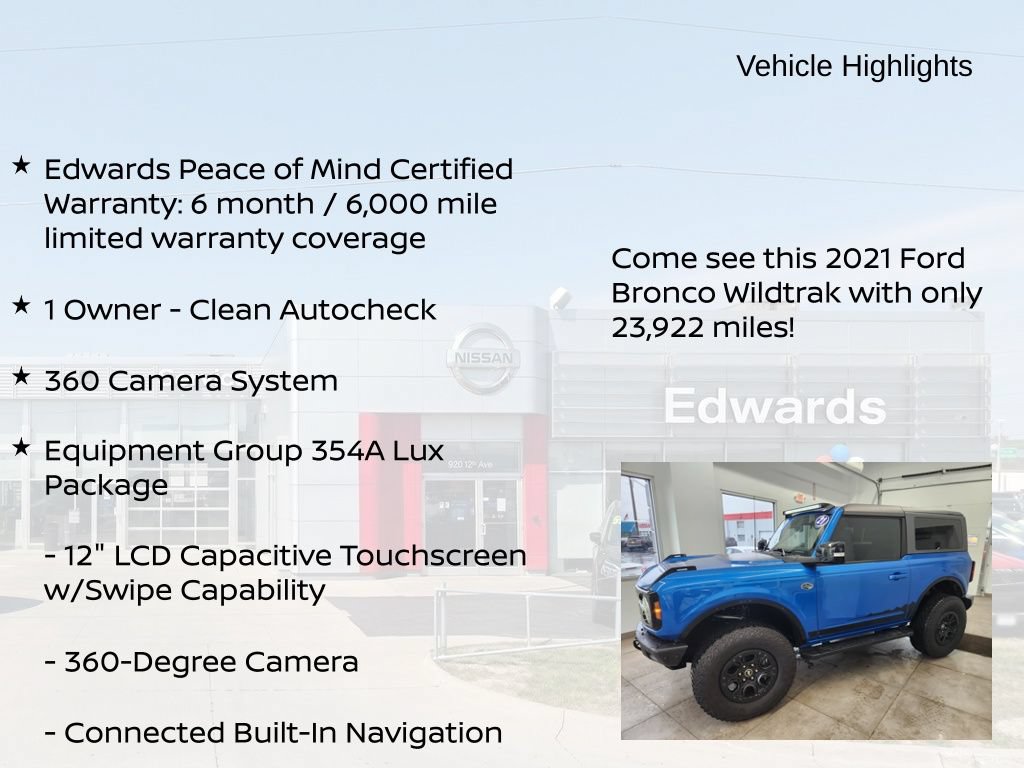 Used 2021 Ford Bronco Wildtrak AWD/4WD image 10