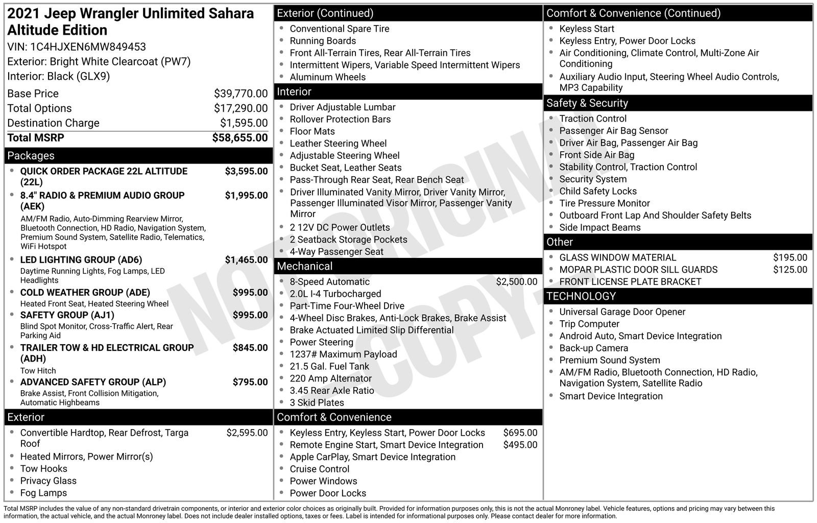 Used 2021 Jeep Wrangler Unlimited Sahara image 27