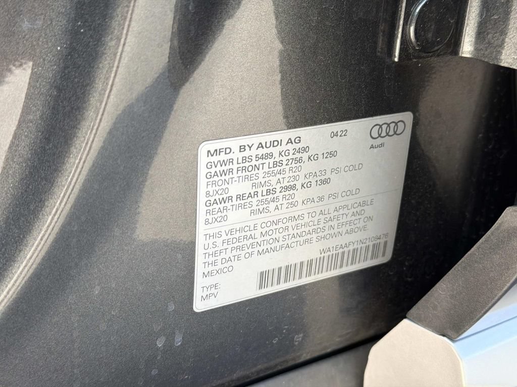 Used 2022 Audi Q5 2.0T Premium Plus w/ Premium Plus Package AWD/4WD image 31