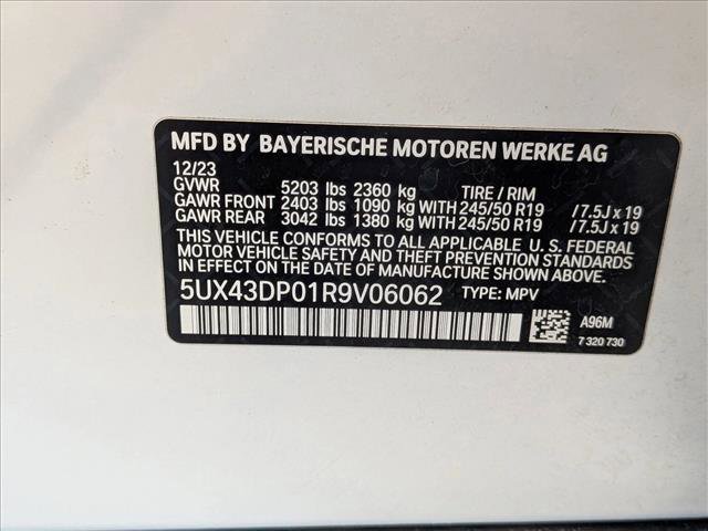 Used 2024 BMW X3 sDrive30i w/ Convenience Package image 23