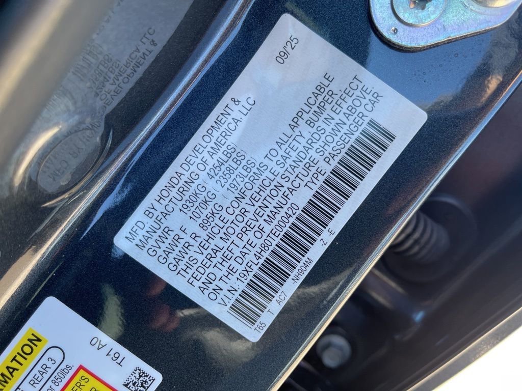 New 2026 Honda Civic Sport image 25