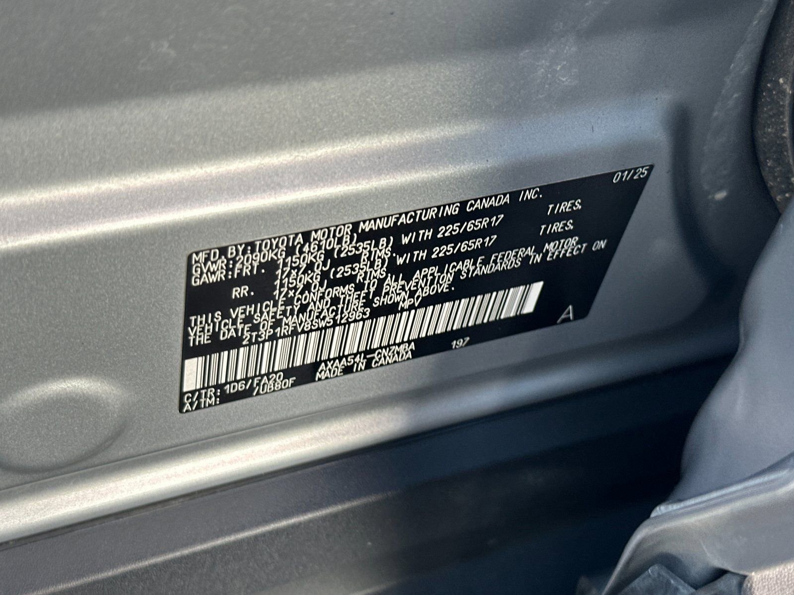 Used 2025 Toyota RAV4 XLE w/ Convenience Package AWD/4WD image 26